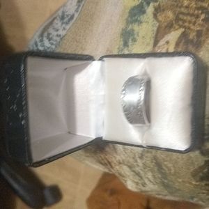 Vintage hand crafted silver spoon ring..